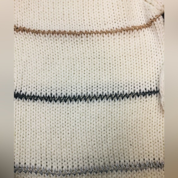 Striped Metallic Sweater by Doe & Rae - Picture 8 of 10